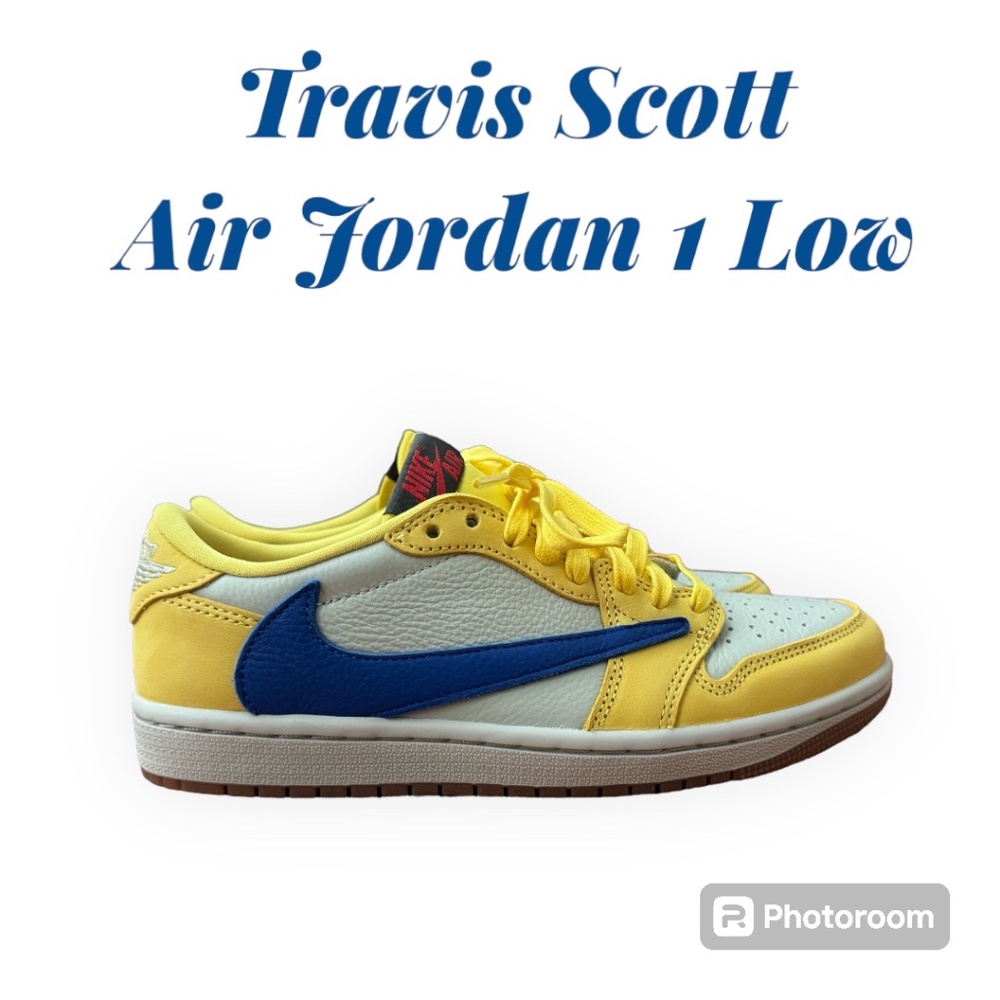 Nike Air Jordan 1 low x Travis Scott Canary - NIB - size W 6.5